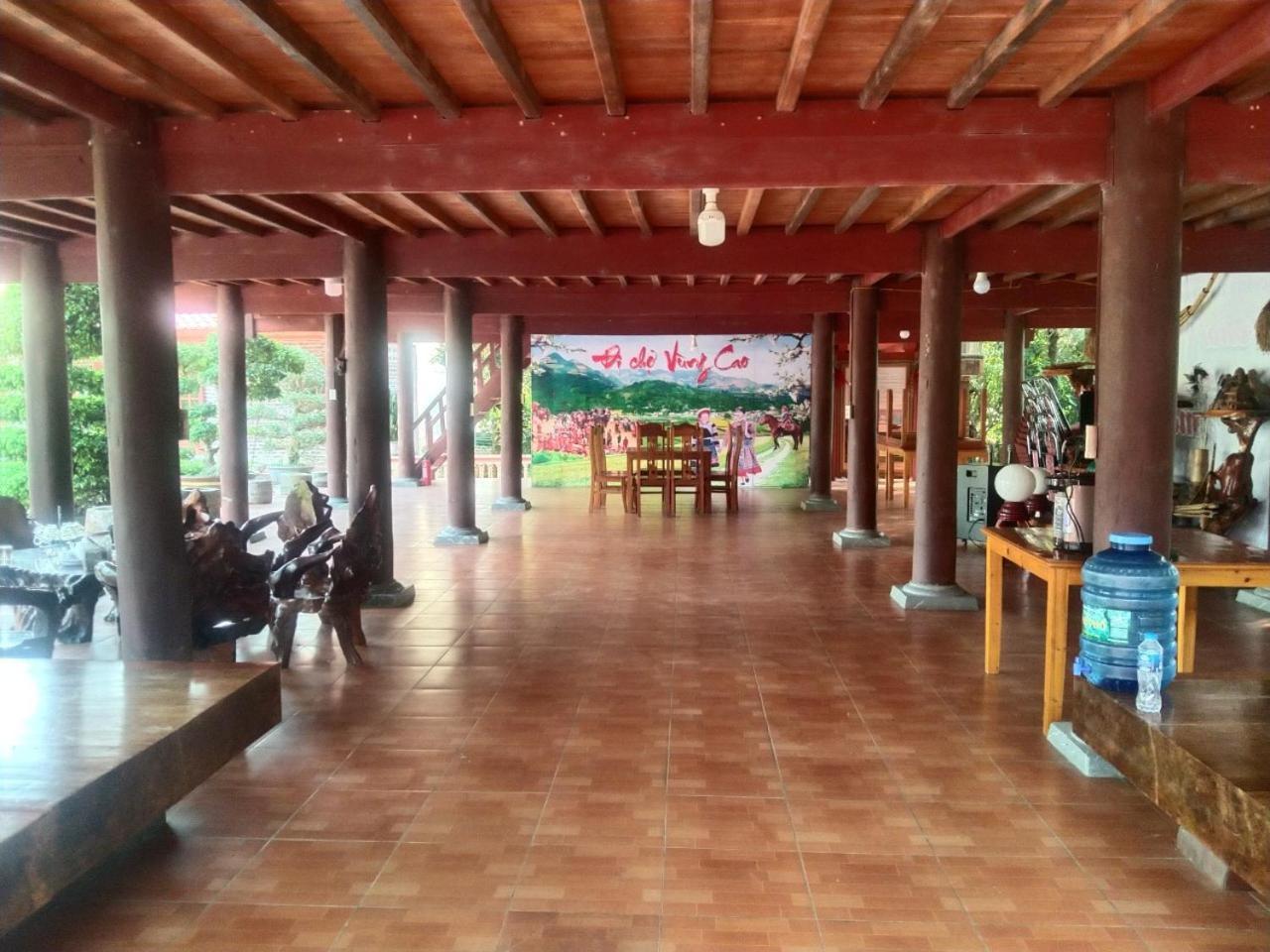 A Lin Homestay Bac Ha Esterno foto